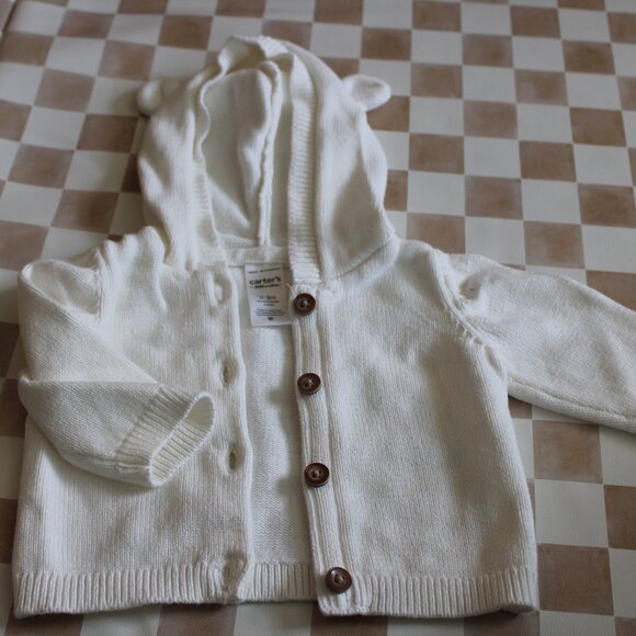 Carters Bear Hoodie - Picture 1 of 1